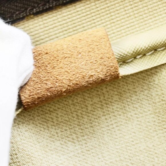 LOUIS VUITTON LV Logo Deauville Hand Bag Monogram Leather Brown - Picture 2 of 16